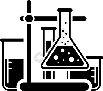 烧杯图标实验室分析图标 平面设计医院瓶子化学品管子学校化学工具烧瓶测量液体设计图片