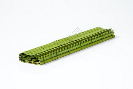 绿竹草地垫折叠台垫绿色餐垫背景图片