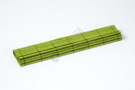 绿竹草地垫绿色餐垫台垫折叠背景图片