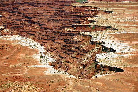 犹他州峡谷背景图片
