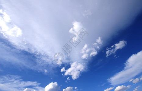 云云天空蓝色天气背景图片