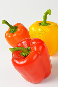 成熟的黄辣椒食物蔬菜辣椒背景图片