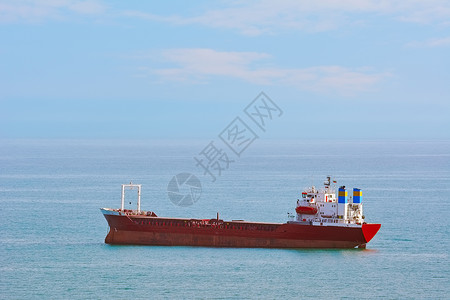 干货船散装货船货物出口贸易后勤货运海洋商品公海水域外海背景