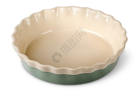 绿宝石和蜜蜂陶瓷碗顶端视图背景图片