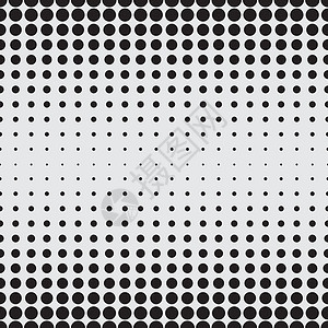 白色背景上的半色调点 它制作图案矢量圆形圆圈创造力坡度运动艺术空白传单线条黑色背景图片