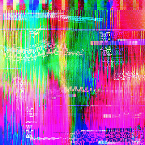 多彩故障抽象背景条纹电脑风格噪音屏幕艺术技术墙纸失败插图背景图片