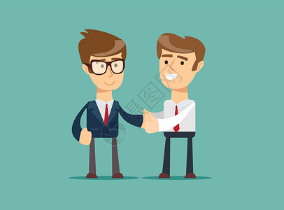 两位商务人士握手签署协议商业创新男人投资套装营销职业交易投资者商务背景图片