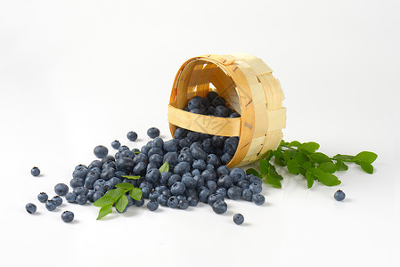 篮子蓝莓食物浆果团体背景图片