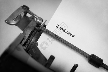 旧打字机     洪都拉斯调子笔记技术国家机器乡愁备忘录作家机械刻字背景图片
