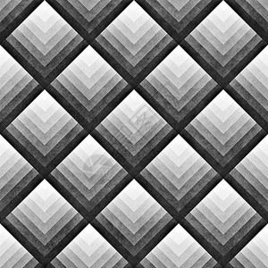 灰色蜂巢图案Seamles 渐变菱形网格图案 抽象几何背景设计织物正方形装饰品风格装饰白色纺织品马赛克插图创造力背景