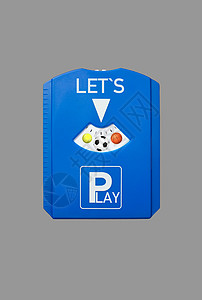 停车场游戏游戏概念插图足球蓝色灰色意象运动象征篮球网球背景图片