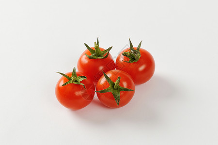 新鲜樱桃红番茄蔬菜食物红色红柿背景图片