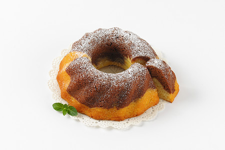 大圆圆圆面包饼巧克力可可美食香草大理石早餐食物蛋糕甜点背景图片