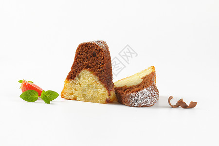 大理石包饼片香草早餐蛋糕美食食物甜点巧克力可可背景图片