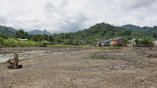 阿方索村 非洲圣多美旅游住宅村庄田园风景山脉景点假期旅行发展背景