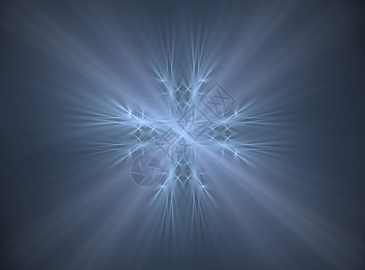 具有蓝色发光抽象分形的 3D 渲染艺术插图数字化技术射线电脑背景图片