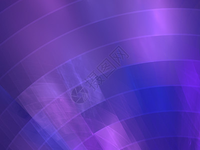 3D 以紫色抽象分形与彩虹相交背景图片