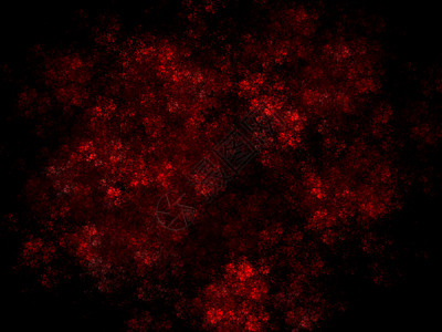 用红色笔划随机沉积的抽象分形背景图片