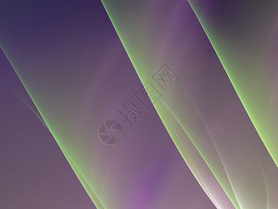 抽象紫色绿色分形背景图片