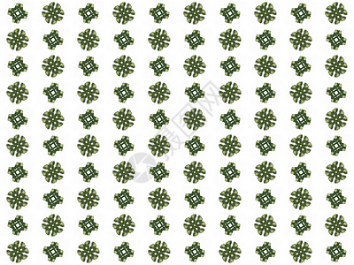 具有渲染抽象分形绿色图案的纹理墙纸数字化绘画电脑插图白色艺术风格创造力装饰背景图片