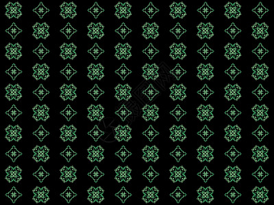 具有渲染抽象分形绿色图案的纹理装饰风格创造力样本艺术黑色插图电脑数字化墙纸背景图片