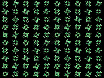 具有渲染抽象分形绿色图案的纹理装饰创造力插图艺术样本绘画墙纸风格黑色电脑背景图片
