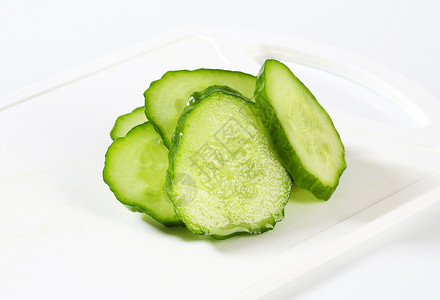 切新鲜黄瓜蔬菜食物背景图片