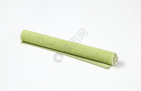 浅绿色棉花淡绿色棉地垫编织纺织品棉布桌布台垫织物肋骨折叠背景图片