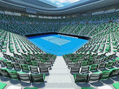 美丽的现代网球在澳洲的壮观体育场贵宾反手边员游戏法庭行动运动员锦标赛服务玩家背景