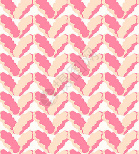 金银丝无缝的粉红色马甲下垂图案 编织纹理设计图片