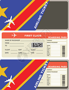 飞往刚果的飞行机票背景图片