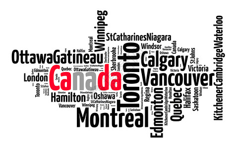 加拿大最大的人口普查大都市地区加拿大背景图片