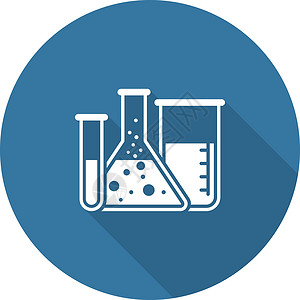 实验室和医疗服务图标 平面设计教育药剂师大学化学瓶子药店管道仪器液体工具图片
