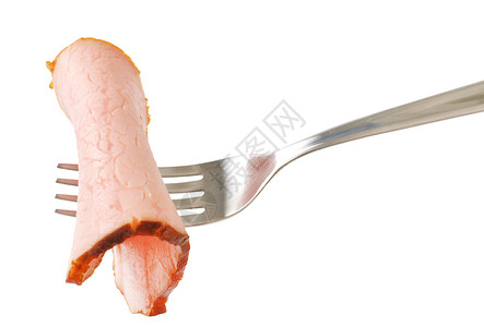猪肉熏肉片片肉制品火腿猪肉食物熏制冷盘背景图片