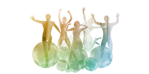 积极的生活方式活动健康跳舞背景图片