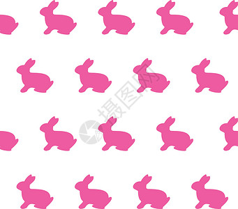 矢量兔子背景卡片动物插图婴儿蓝色宠物白色问候语背景图片