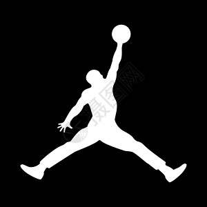 夹球跳篮球运动员是白色的图标设计图片