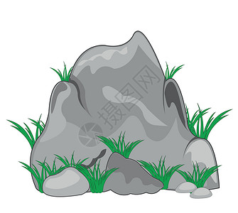 石和石药草背景图片