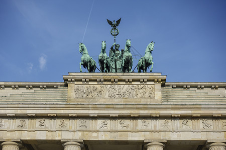 西柏林胜利白色的高清图片