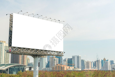 广告概念背面广告布告板或广告招贴海报立交桥材料促销公告标签框架建筑木板营销控制板背景图片