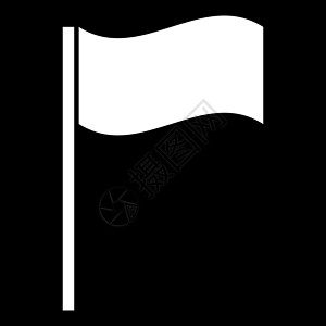 旗帜图标系统全球绘画按钮定位锦旗空白白色背景图片