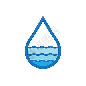 平面彩色水 ico卡通片海洋水滴背景图片