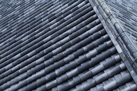 屋顶瓷砖黑色房子建筑灰色财产住房黏土床单瓦楞住宅背景图片