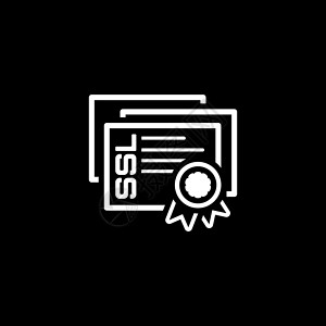 授权证书设计SSL 证书图标 平面设计徽章体验荣誉用户质量界面文档插图标签丝带插画