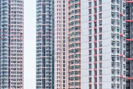 现代建筑的表面面城市住房密度居民公寓商业窗户建筑学摩天大楼建造背景图片