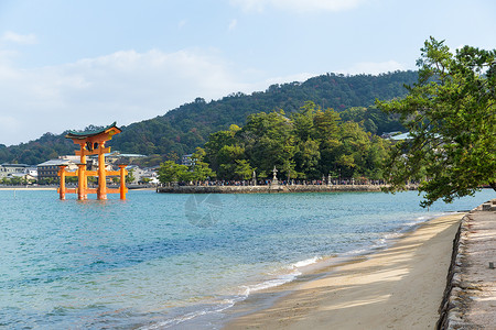 传统日本国岛神社高清图片