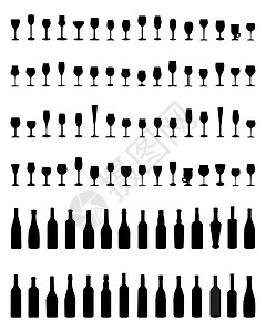 勃艮第葡萄酒瓶子和玻璃生活实施餐厅插图水瓶合金过滤器工作室俱乐部软木设计图片