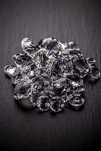 钻石牌水晶火花奢华玻璃石头宝石宝藏黑色礼物财富高清图片