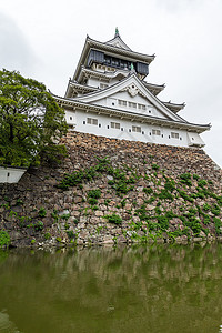 传统日本角村城堡图片