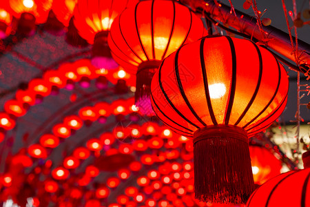 红中国灯笼节日艺术庆典旅行传统文化红色白色国际宗教背景图片